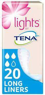 TENA Lights Long Liner Pack of 20 - welzo