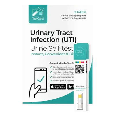 TestCard Urinary Tract Infection Kit Pack of 2 - welzo