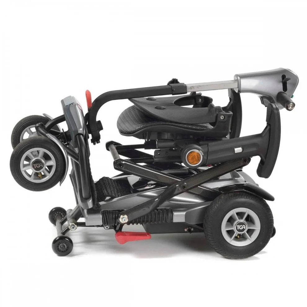 Scooter mobilità MIMINO AUTOFOLD 4 MPH - Scooter di viaggio a piegatura automatica leggera, gamma di 10 miglia