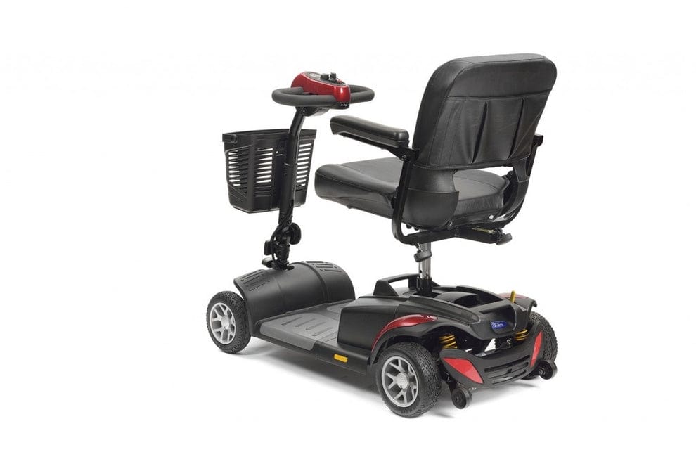 Zest 4 MPH Mobiliteit Scooter-Compact Travel Scooter met ophanging, 14-mijl bereik en LED-lichten