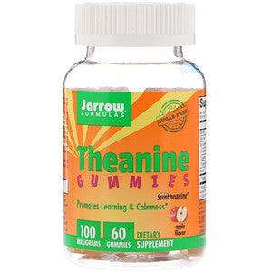 Theanine Gummies, Apple Flavor, 100mg, 60 Gummies - Jarrow Formulas - welzo