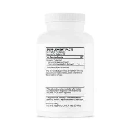 Thorne Curcumin Fitosom 1000mg 120 Capsule