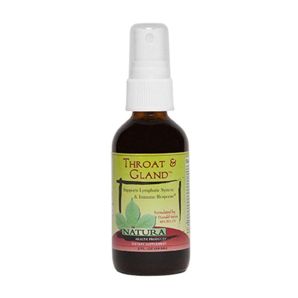 Throat and Gland Spray 2 Oz - Natura - welzo