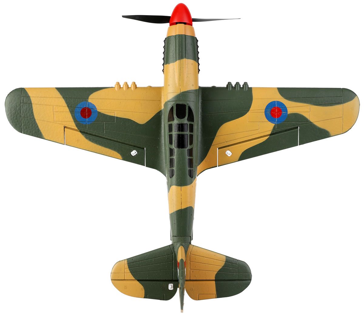 SkyRaptor P40 Warbird RTF αεροπλάνο RC 4 καναλιών με γυροσκόπιο αυτόματου πιλότου