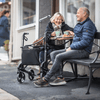 TOPRO Troja Classic Lightweight Folding Rollator with Seat – 7-Year Warranty & Adjustable Handles