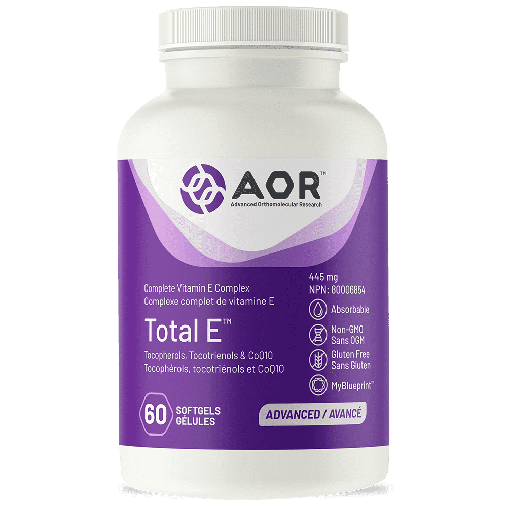 Total E - 60 Softgels - AOR - welzo