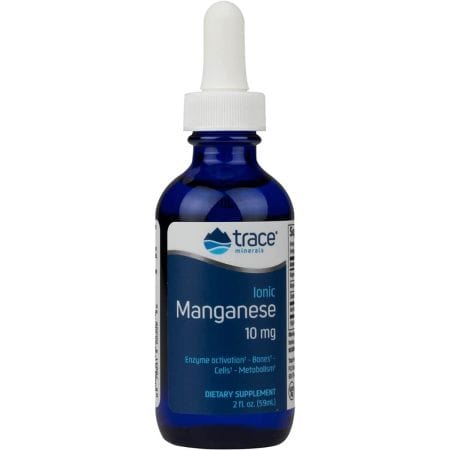 Trace Minerals Ionic Manganese 10mg Liquid 2 oz