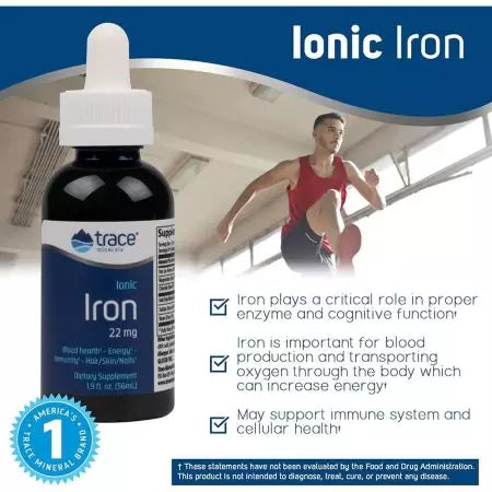 Urmăriți Minerale Fier ionic lichid (22 mg) 1,90 oz