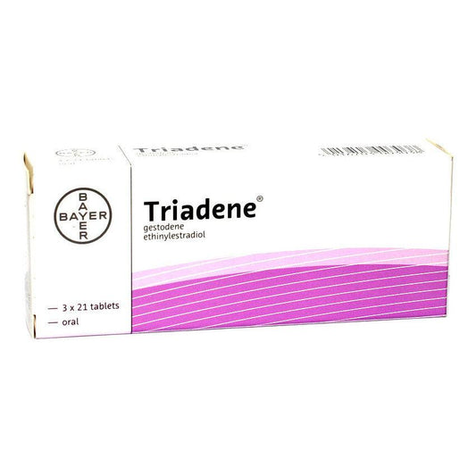 Triadene contraceptive pill