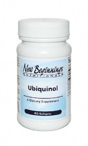 Ubiquinol 100mg Reduced form of CoQ10, 60 softgels - New Beginnings - welzo