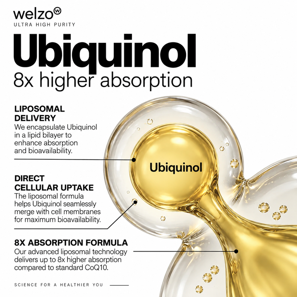 Welzo Ultrazuiverheid CoQ10 Pro 200