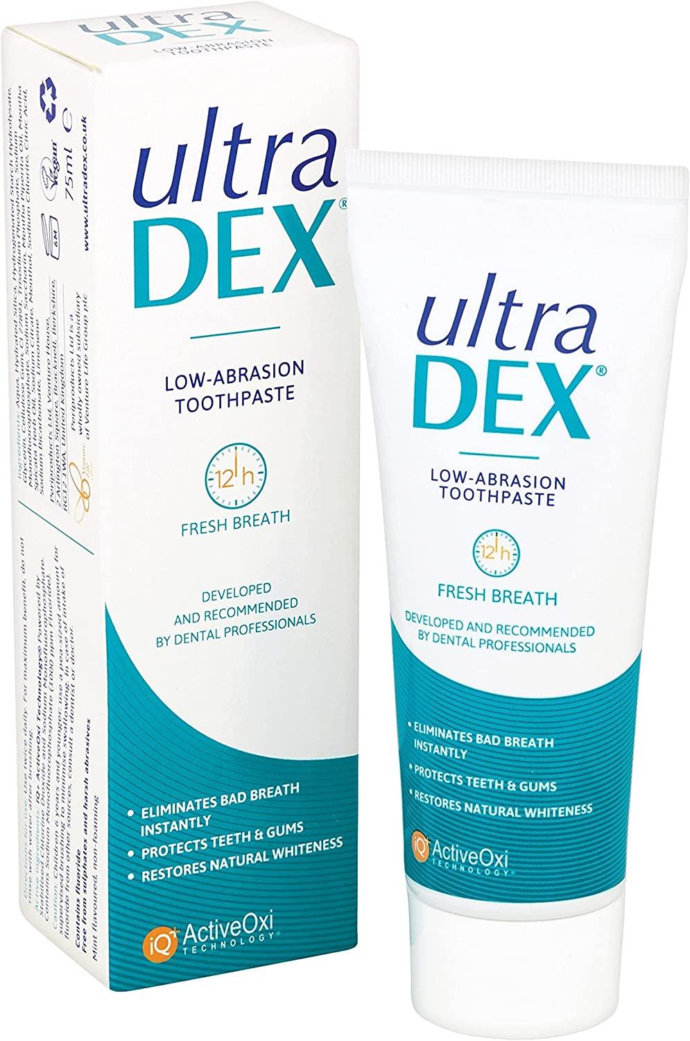 UltraDEX Low-Abrasion Toothpaste 75ml - welzo