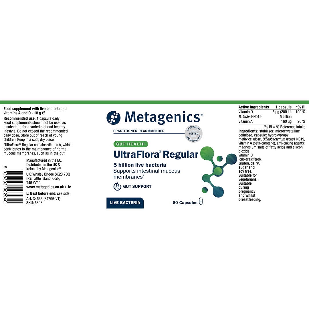 Metagenics UltraFlora Regular – 60 капсули – изображение 2