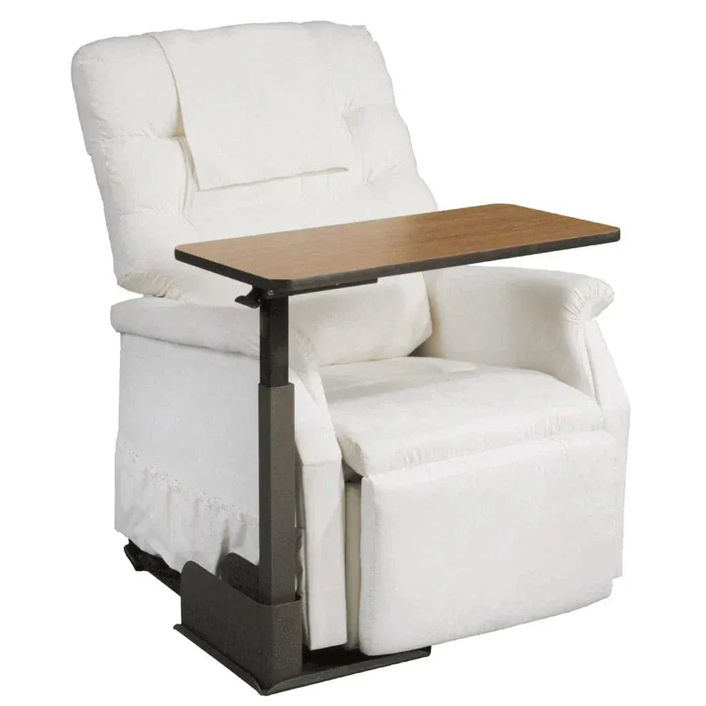 Over Riser Recliner Table – 360° Swivel, Height Adjustable with Magazi ...