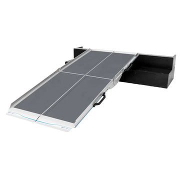 Aerolight Lifestyle Multiple Folding Ramp – Premium Multi-Folding Portable Wheelchair Ramp