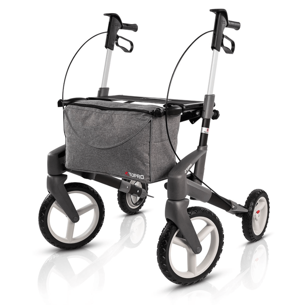 TOPRO Olympos ATR Outdoor Rollator with Off-Road Wheels & Ergo Grip Handles