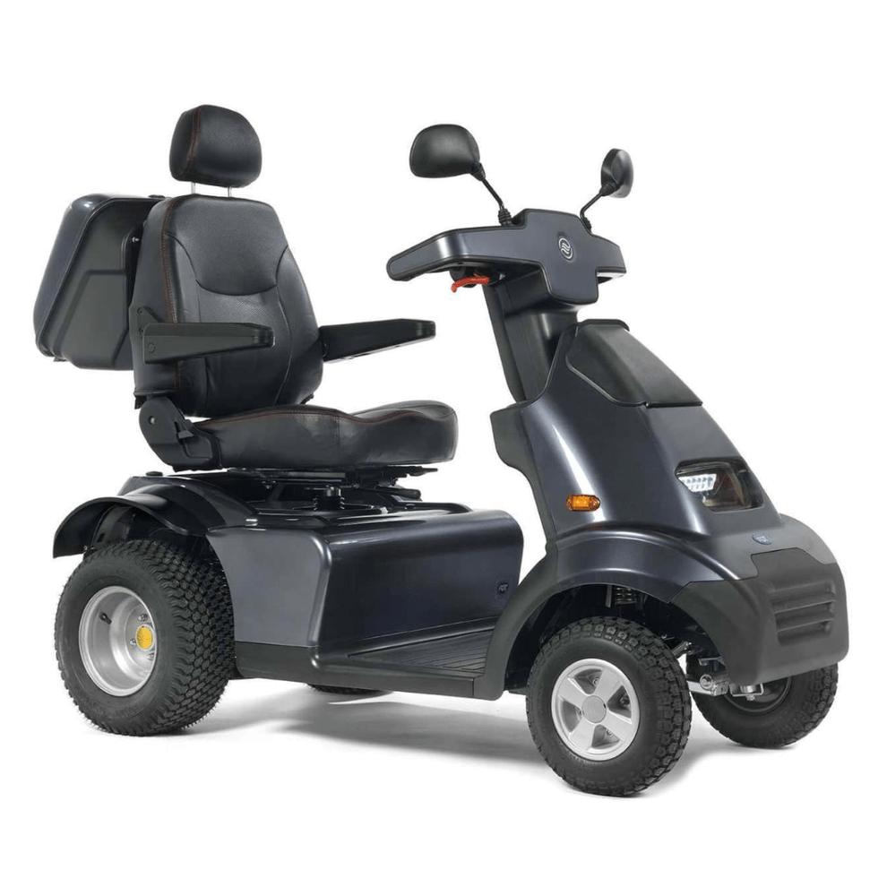 Breeze S4 GT Mobility Scooter - 8 mph, pneus tout-terrain, portée de 34 milles