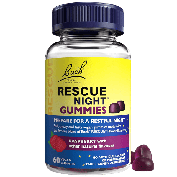 Rescue Night Vegan Gummies Raspberry Pack of 60 - welzo