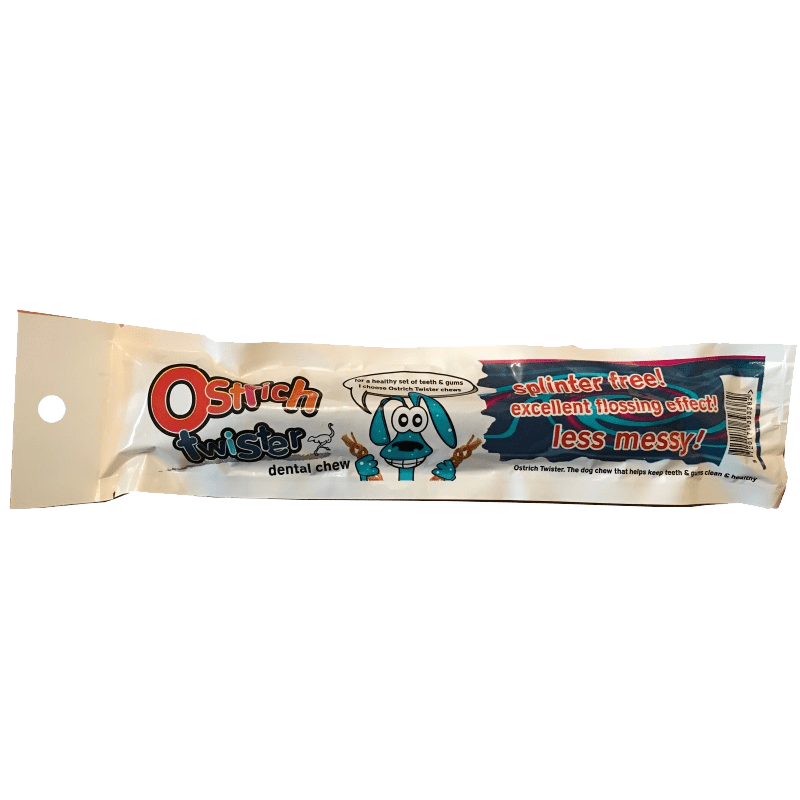 Ostrich Twister Dental Chew - welzo