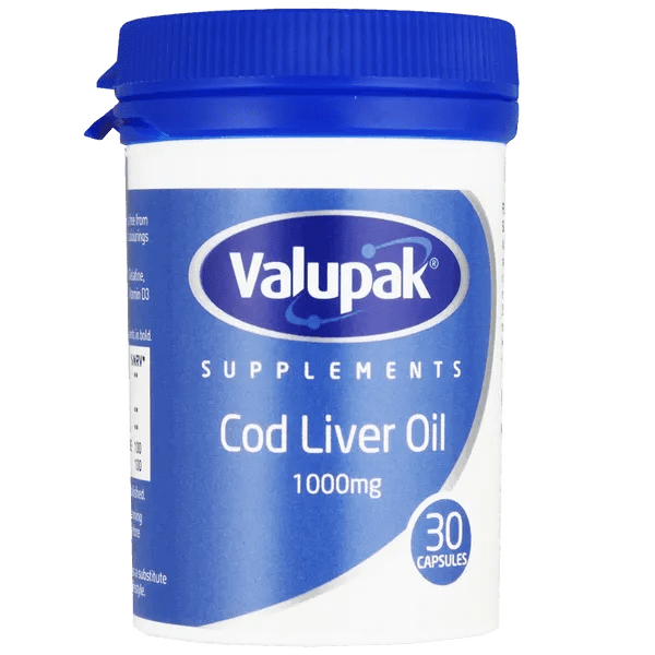 Valupak Cod Liver Oil Capsules - welzo