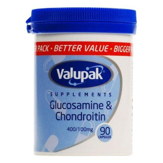 Valupak Glucosamine & Chondroitin Capsules - welzo