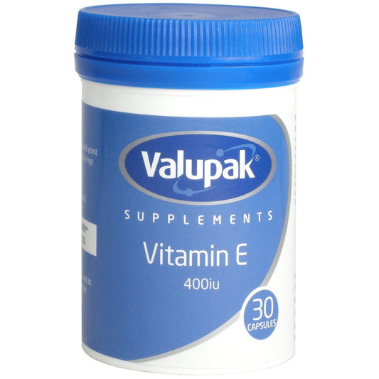 Valupak Vitamin E 400iu Capsules Pack of 30