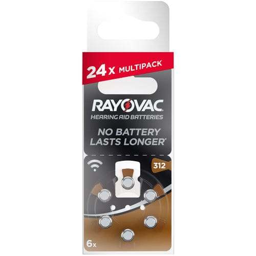 Varta Rayovac Hearing Aid Battery Size 312 Pack of 24 - welzo