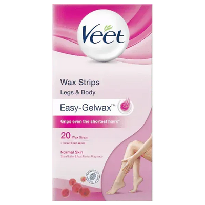 Veet Cold Wax Leg Strips Pack of 20 - welzo