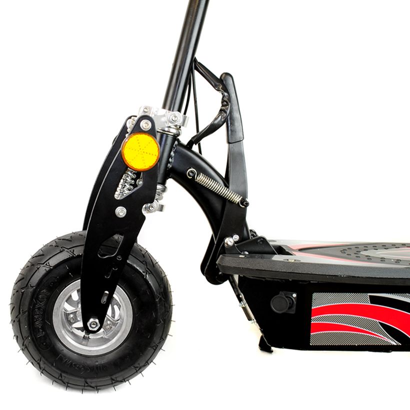 Elektrische scooter escooter 800W met ophanging, verwijderbare stoel en 10 "banden - 36V batterij, kettingaandrijving, 33 km bereik