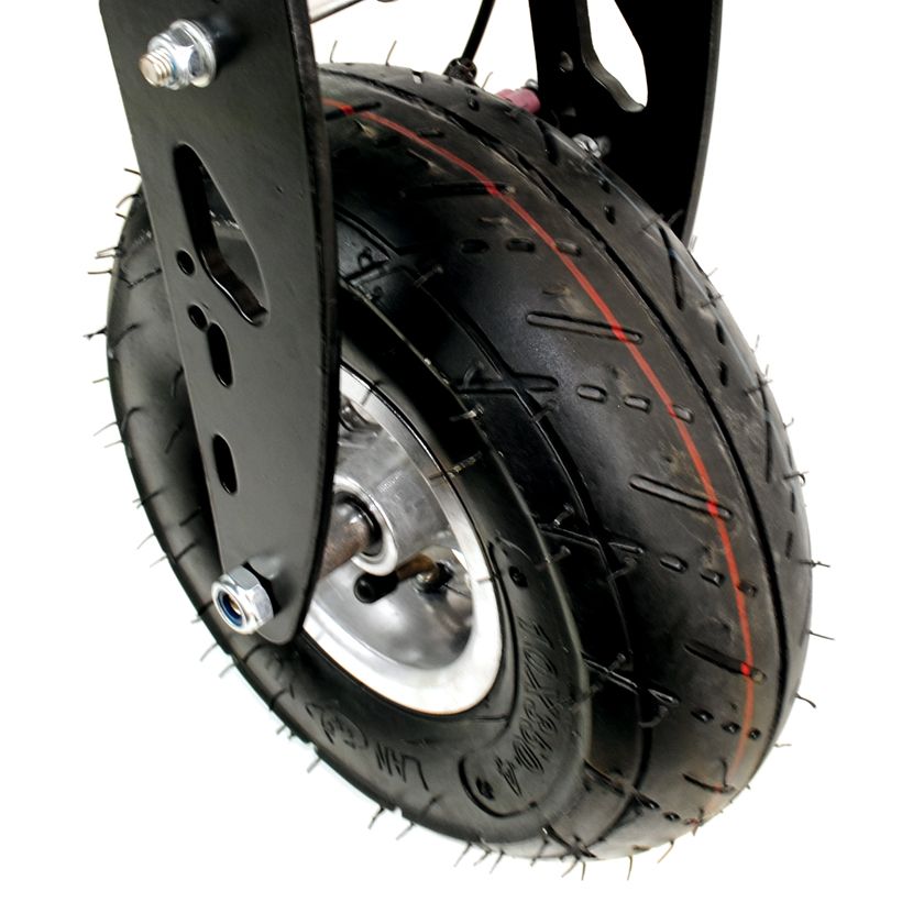 Elektrische scooter escooter 800W met ophanging, verwijderbare stoel en 10 "banden - 36V batterij, kettingaandrijving, 33 km bereik