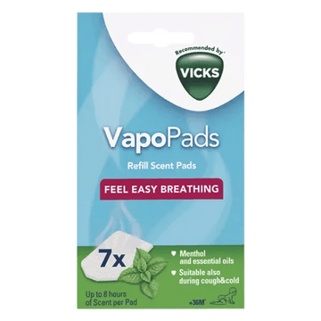 Vicks Comforting VapoPads Menthol Scent Pack of 7 - welzo