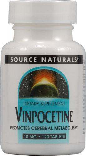 Vinpocetine (10mg) - 120 Tabs - Source Naturals - welzo