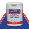 Lamberts Vitamina K2 90 µg – 60 Cápsulas – imagen 2