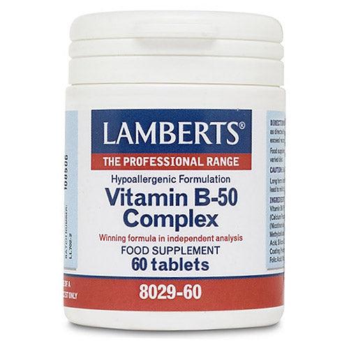 Vitamin B-50 Complex - Lamberts - welzo