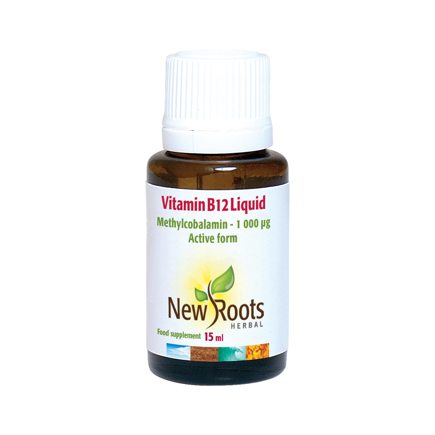 New Roots Herbal Vitamin B12 Liquid 1,000µg – 15 ml – image 2