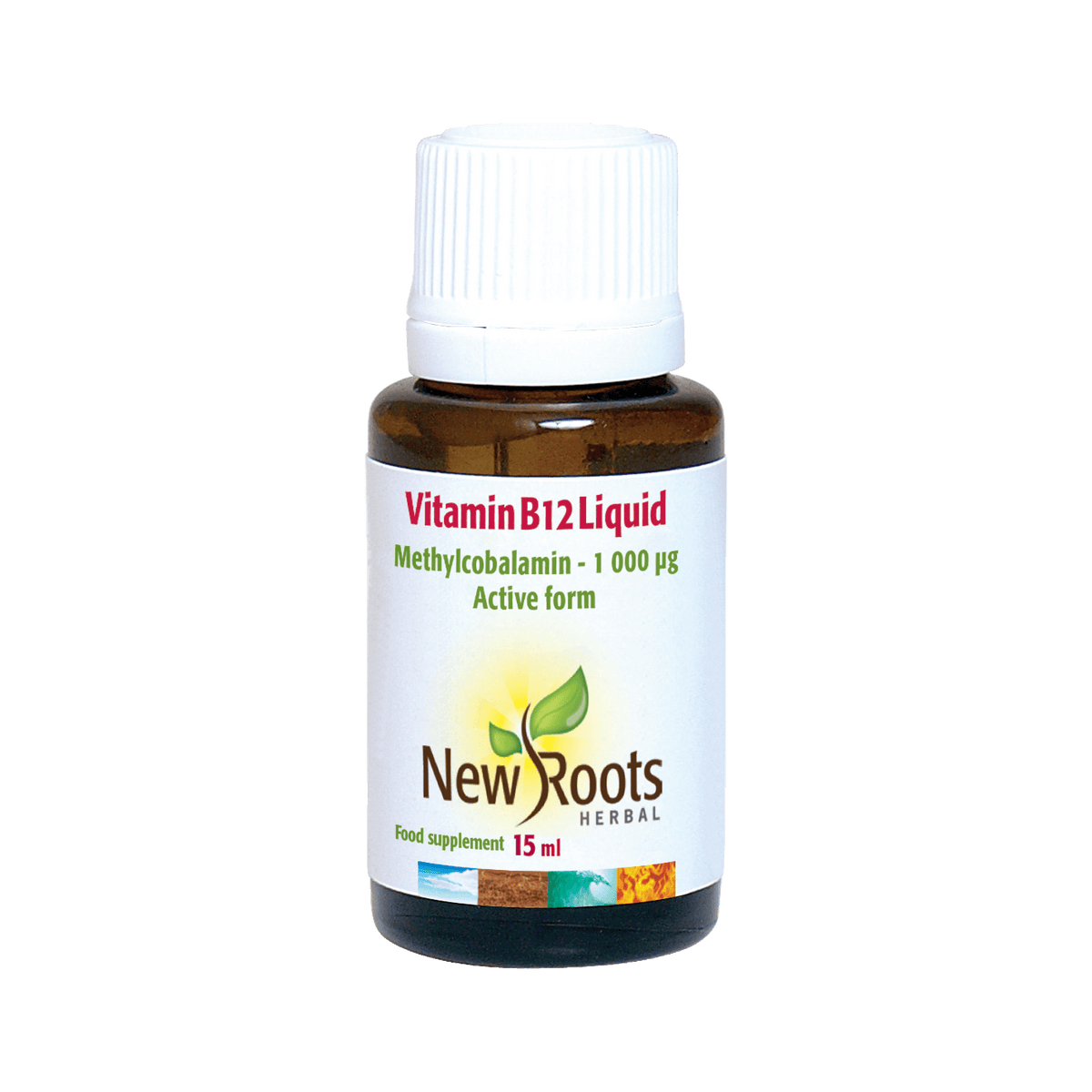 New Roots Herbal Vitamin B12 Liquid 1,000µg – 15 ml – image 2