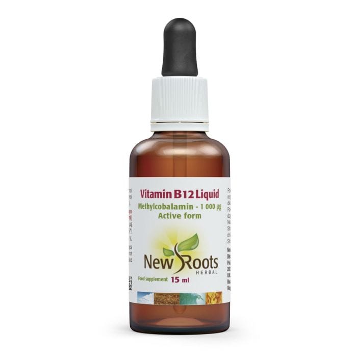 New Roots Herbal Vitamin B12 Liquid 1,000µg – 15 ml