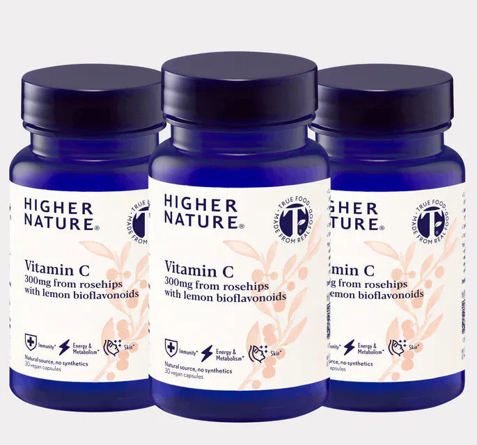 Rosehips de vitamina C (anteriormente conocida como Rosehips) 180 tabletas - Naturaleza superior