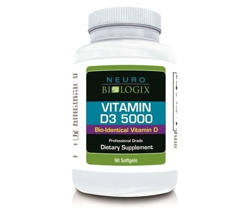 Vitamin D3 5000 (100 capsules) - Neuro Biologix - welzo