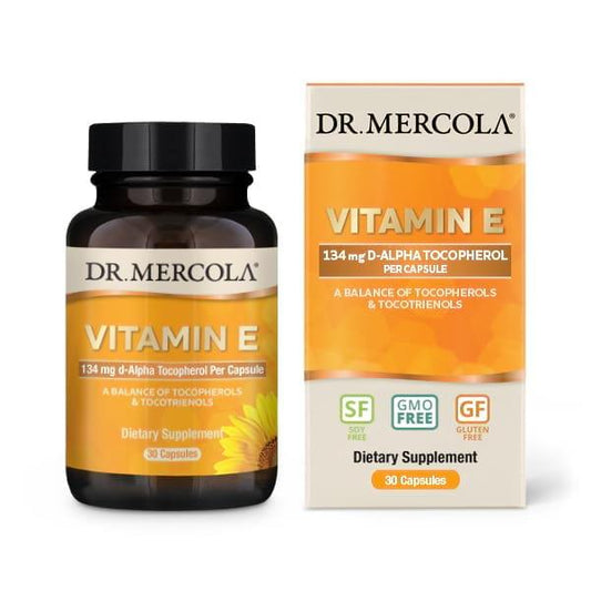 Vitamin E, Tocopherols Tocotrienols- 30 Licaps Capsules - Dr. Mercola - welzo
