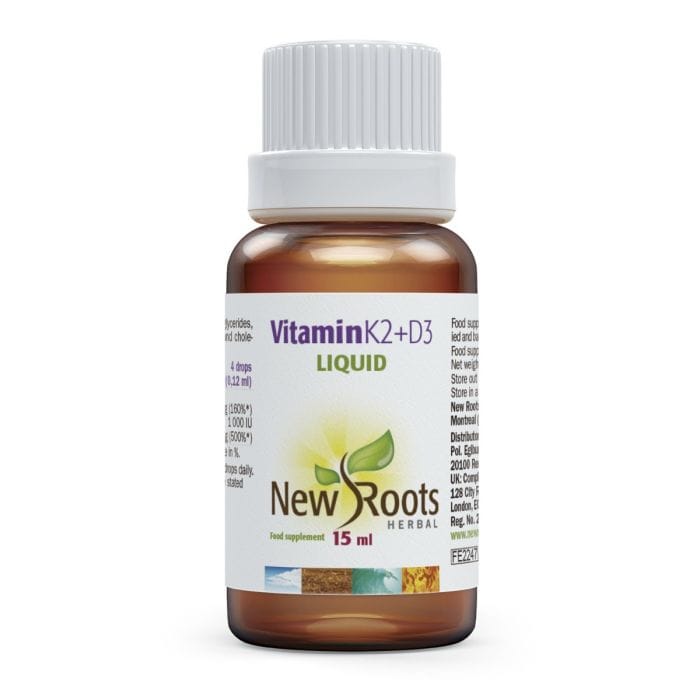 New Roots Herbal Vitamin K2+D3 Liquid – 15 ml