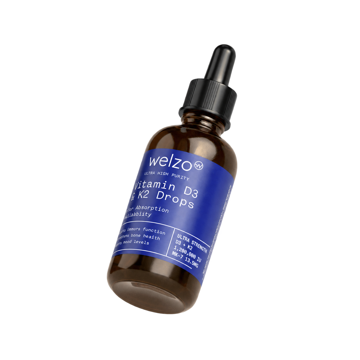 Welzo Ultra Purity витамин D3 и K2 капки