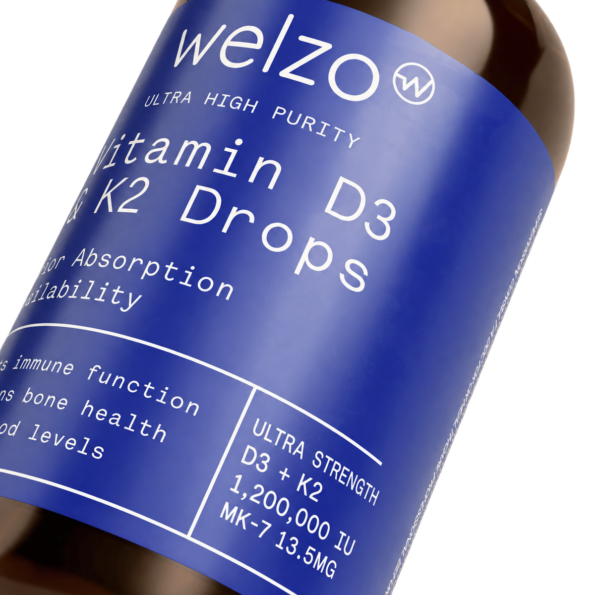 Welzo Ultra Purity витамин D3 и K2 капки