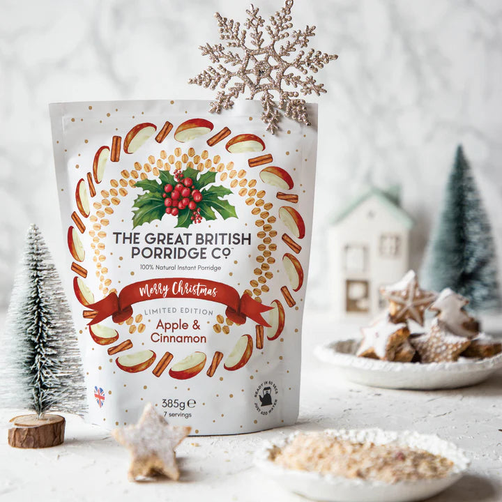 Der große britische Brei Com Apple & Cinnamon Porridge