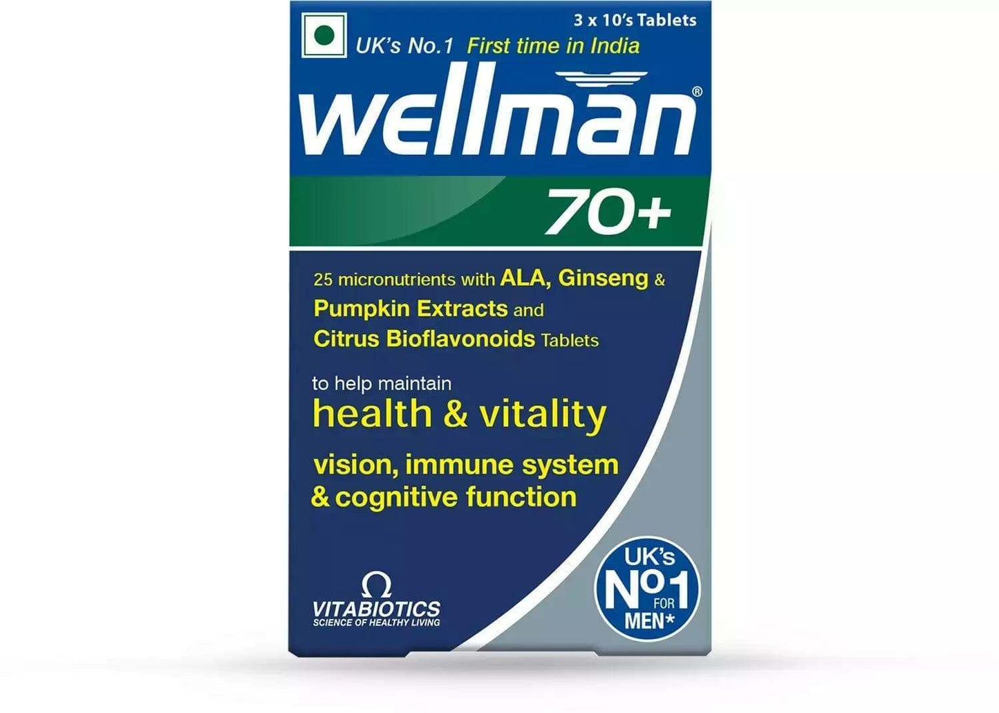 Wellman 70+ Tablets Pack of 30