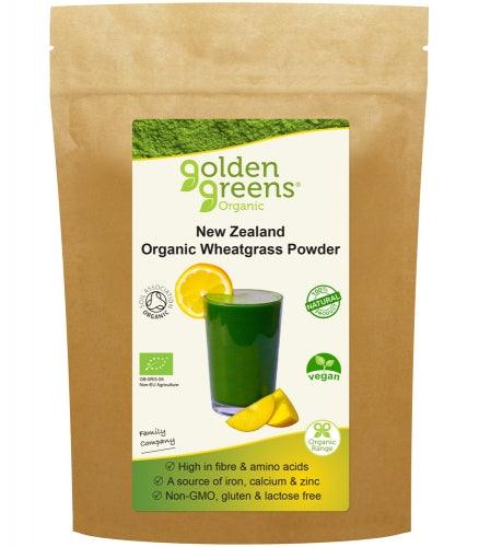 Wheatgrass Powder (Organic) - 100g - Golden Greens (Greens Organic) - welzo