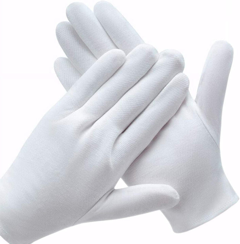 Hatton White Cotton Inner Inner Glove - Large - Pack of 12