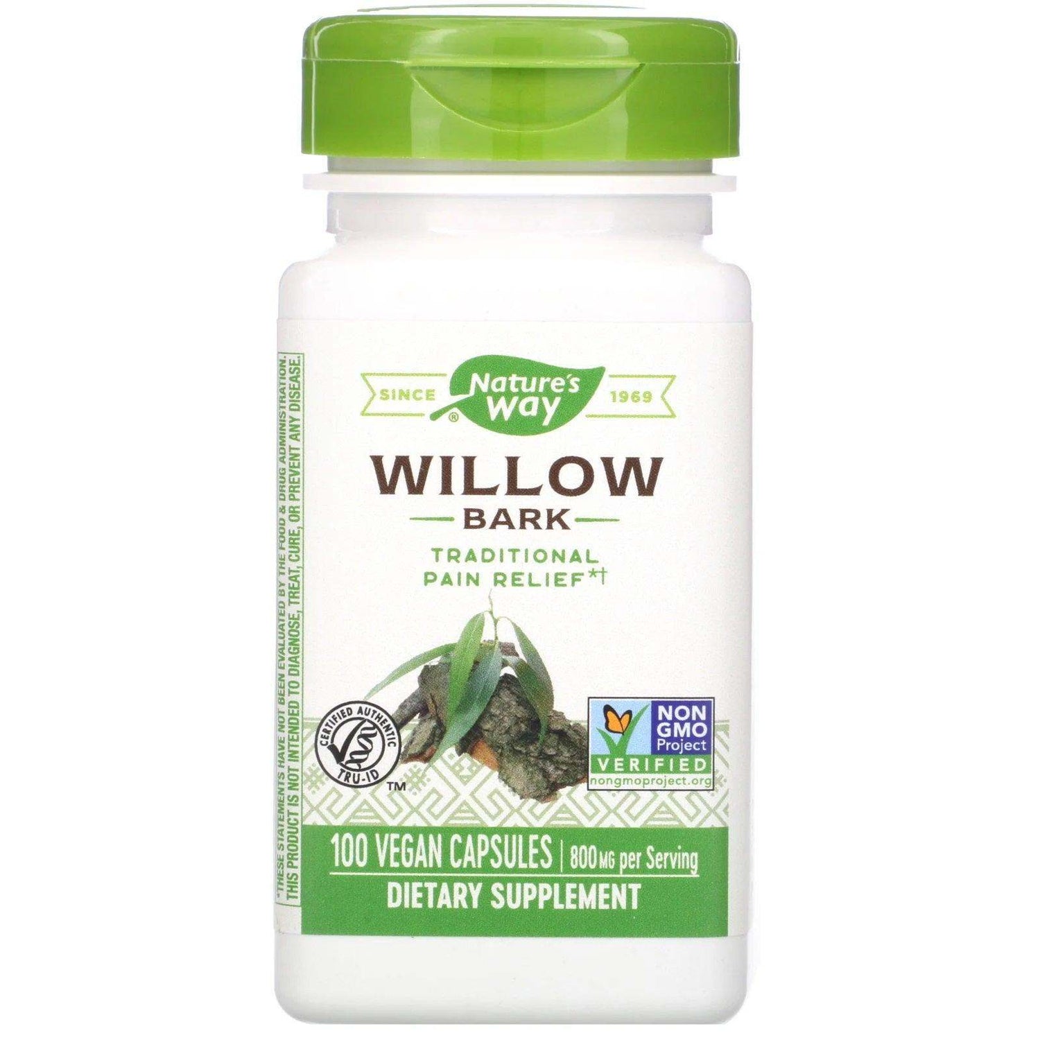 Willow Bark - 100 Capsules - Nature's Way - welzo