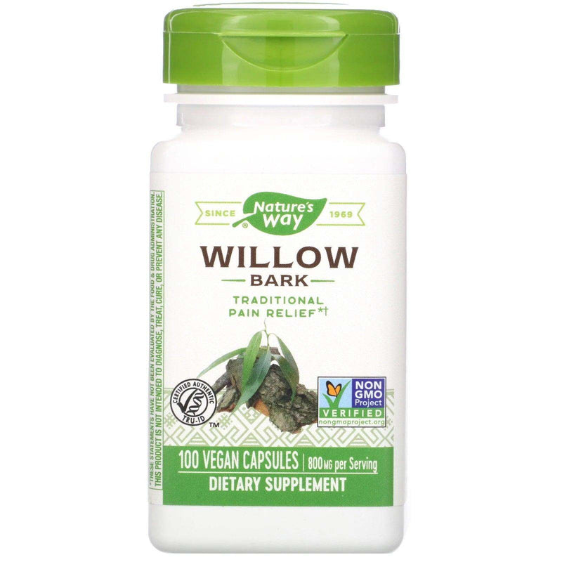 Willow Bark - 100 Capsules - Nature's Way - welzo