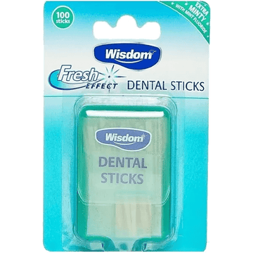 Wisdom Mint Fluoride Dental Sticks Pack of 100 - welzo